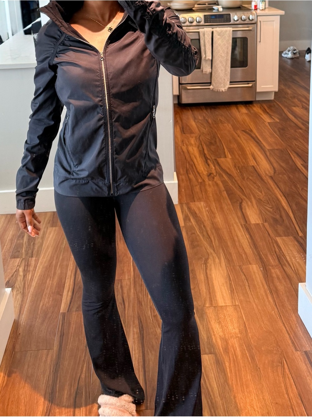 Lululemon Women’s Black Jacket - Versatile Activewear